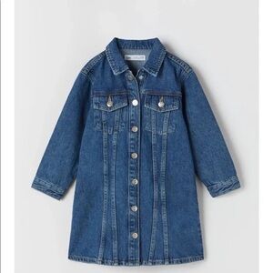 Zara Kids Girls  Denim Jean Dress